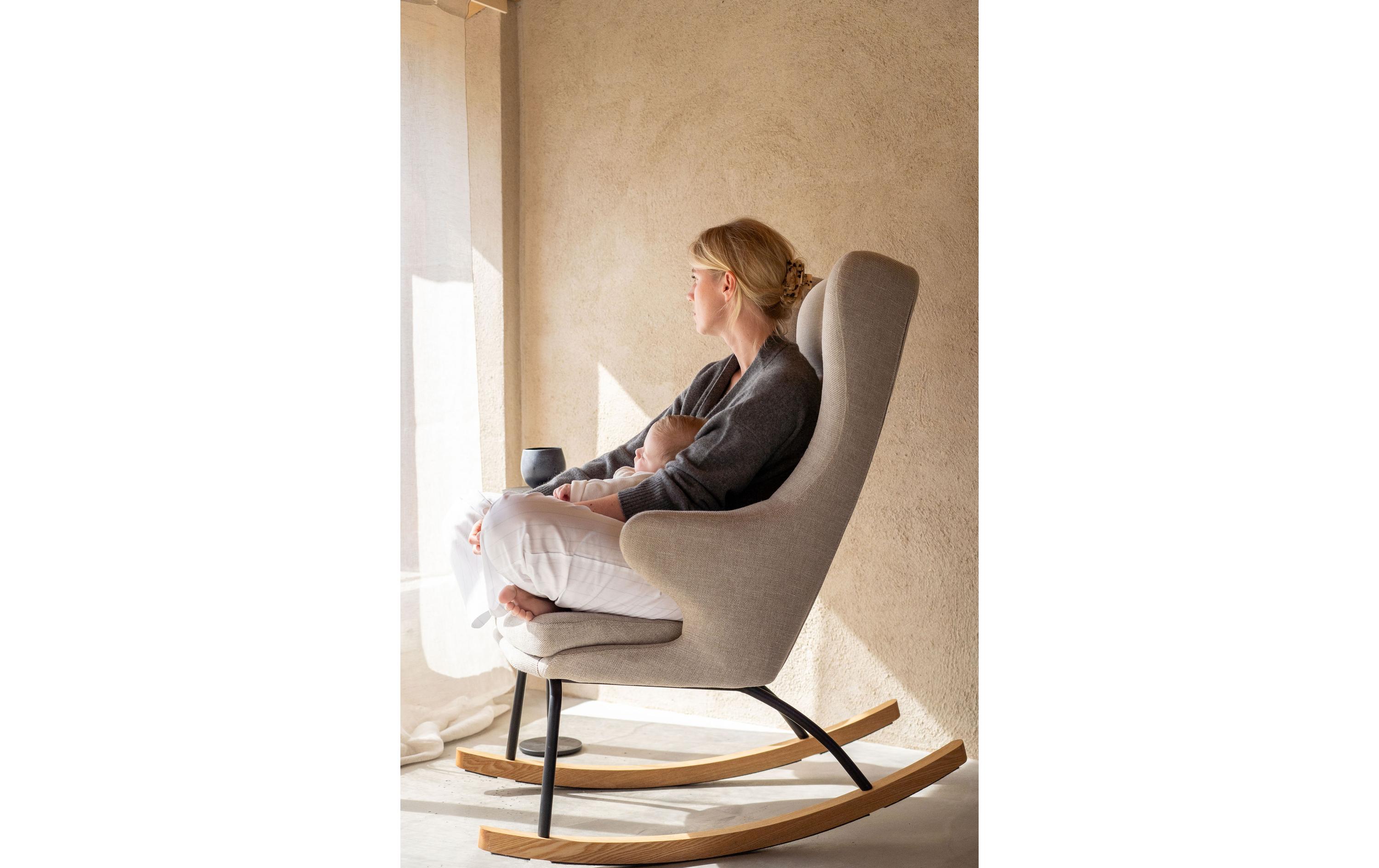 Schaukelstuhl De Luxe Clay<br>Perfekter Stuhl für Eltern