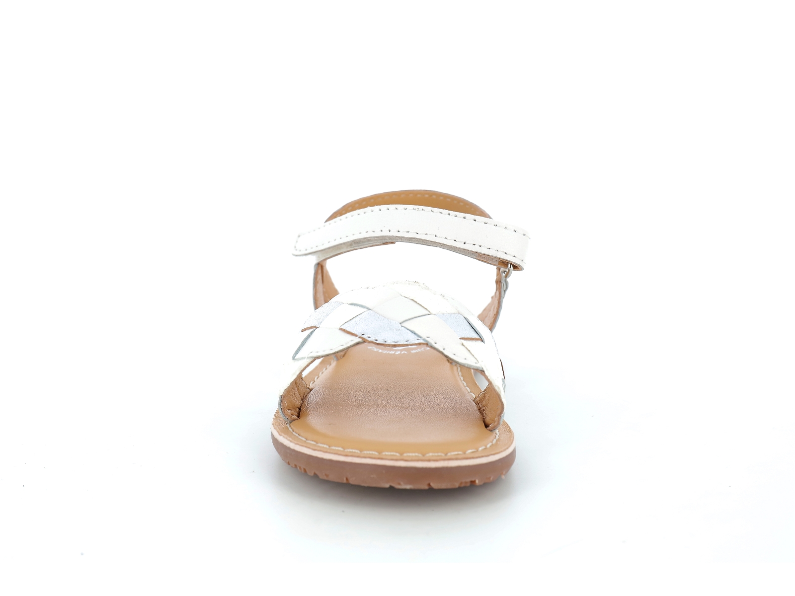 Minibel 4-IXIA Cuir Blanc Argent