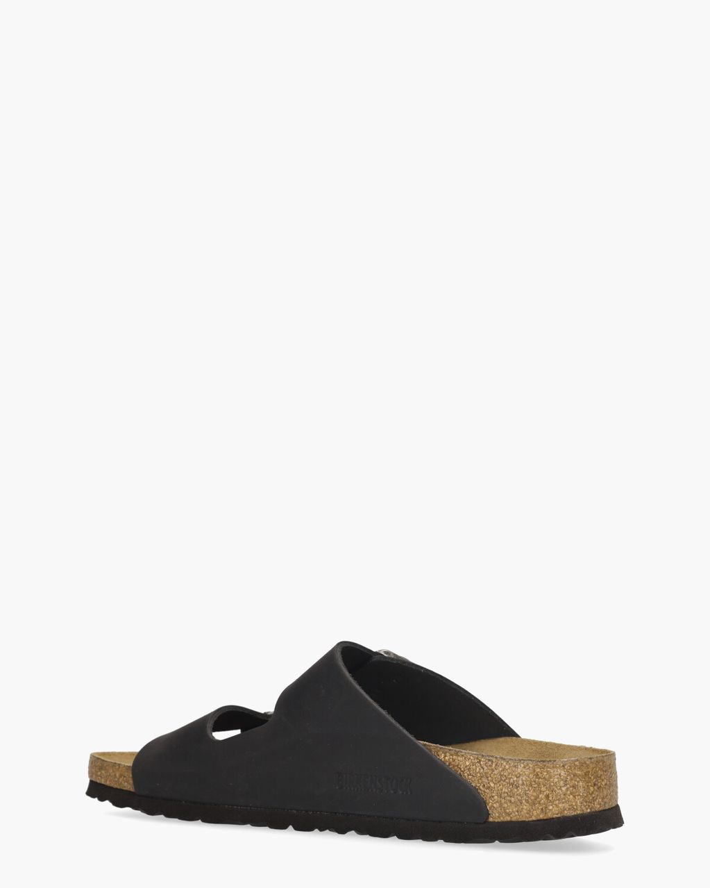 Birkenstock Arizona Oiled Leather Zwart Herenslippers