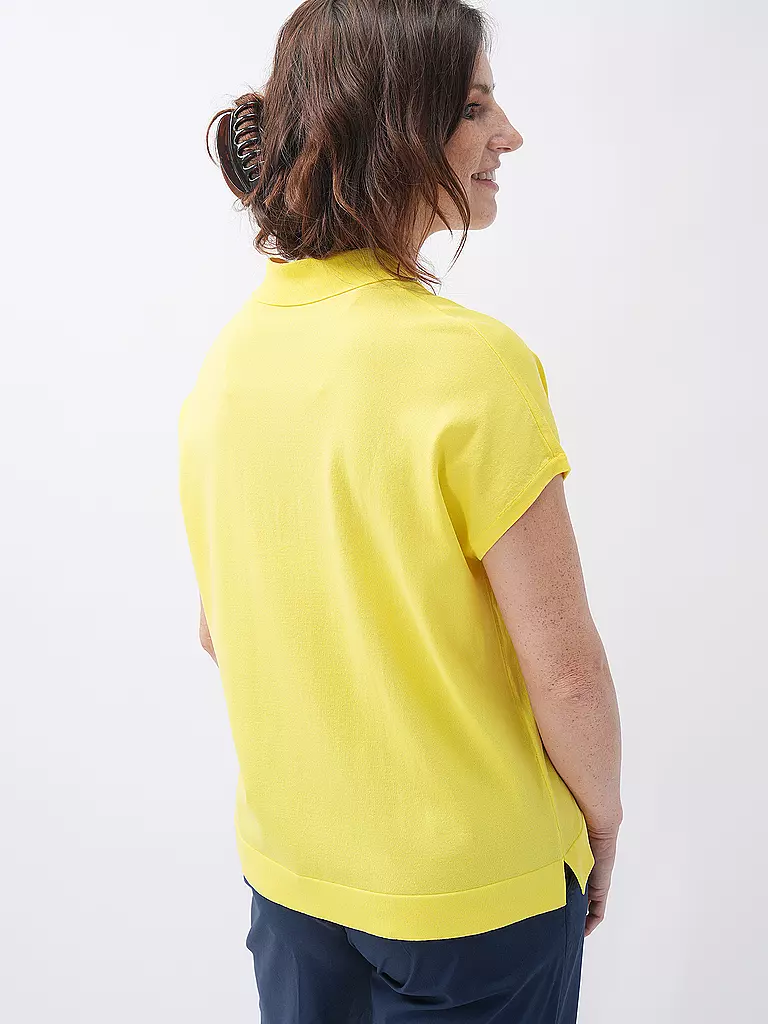 COMMA Poloshirt gelb