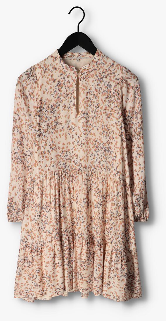 SECOND FEMALE gebroken wit second female mini jurk cosmos dress