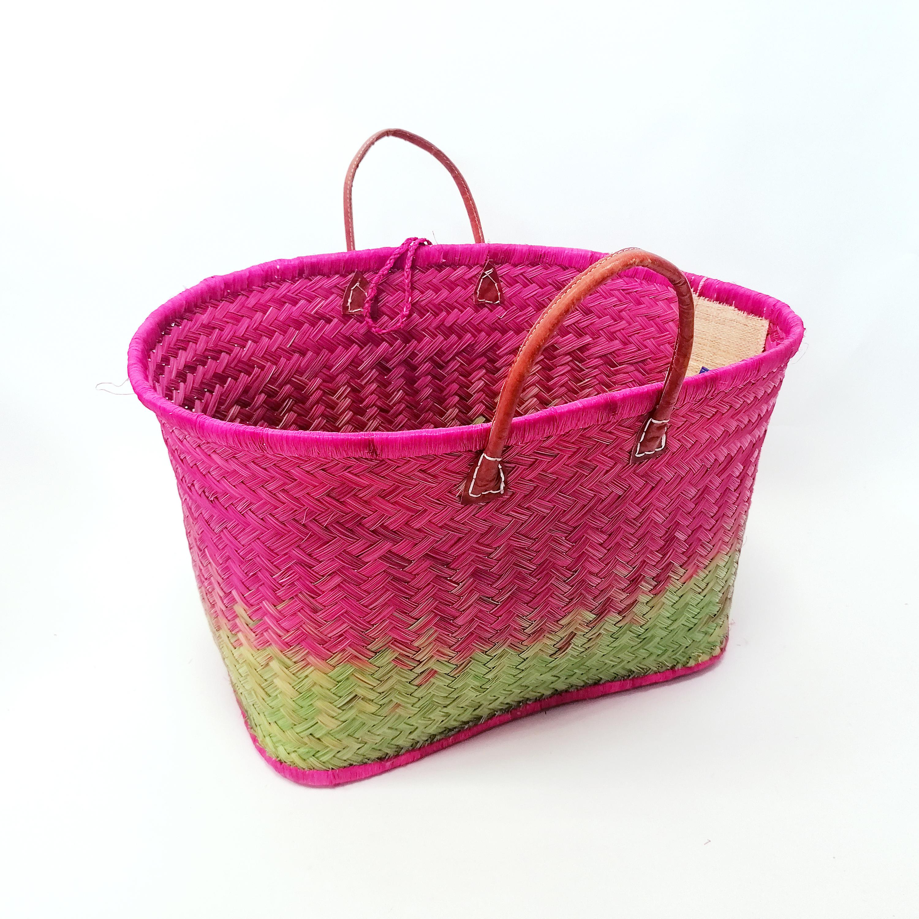 PANIER ARAVOLA TUTTI FRUTTI BICOLORE 27X52CM