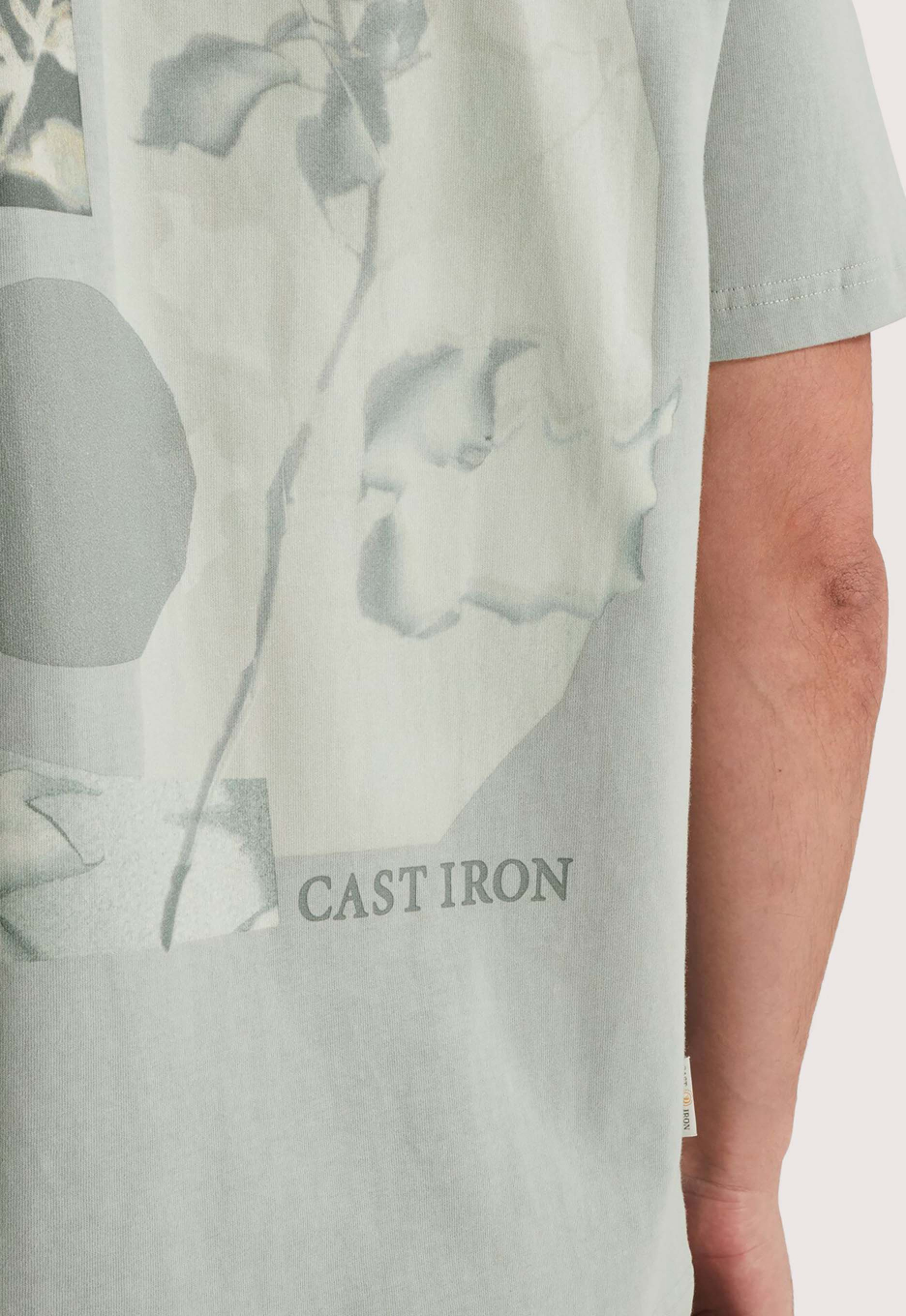 Cast Iron Off-placed Logo T-shirt