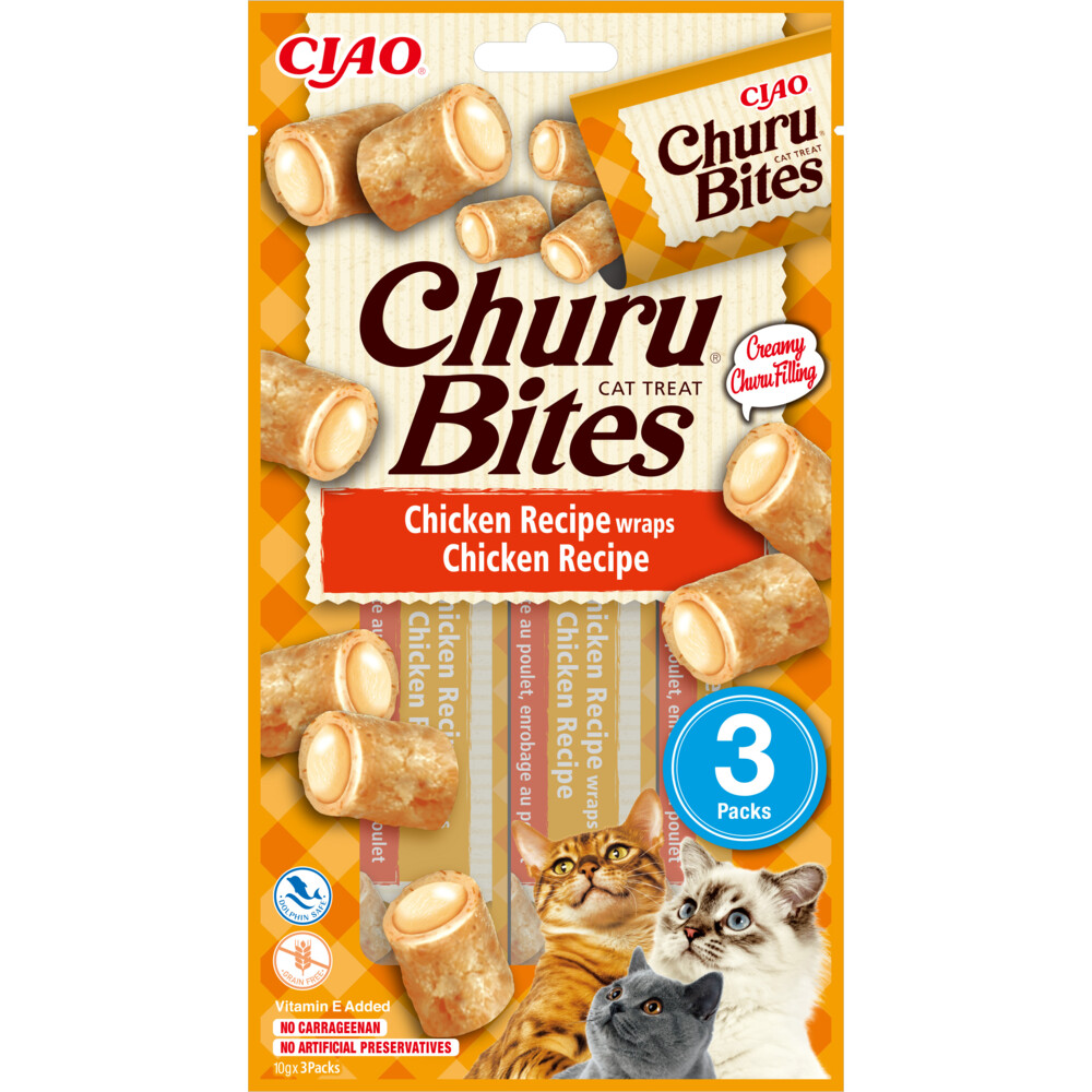 Ciao Kattensnack Churu Bites Kip30 gr