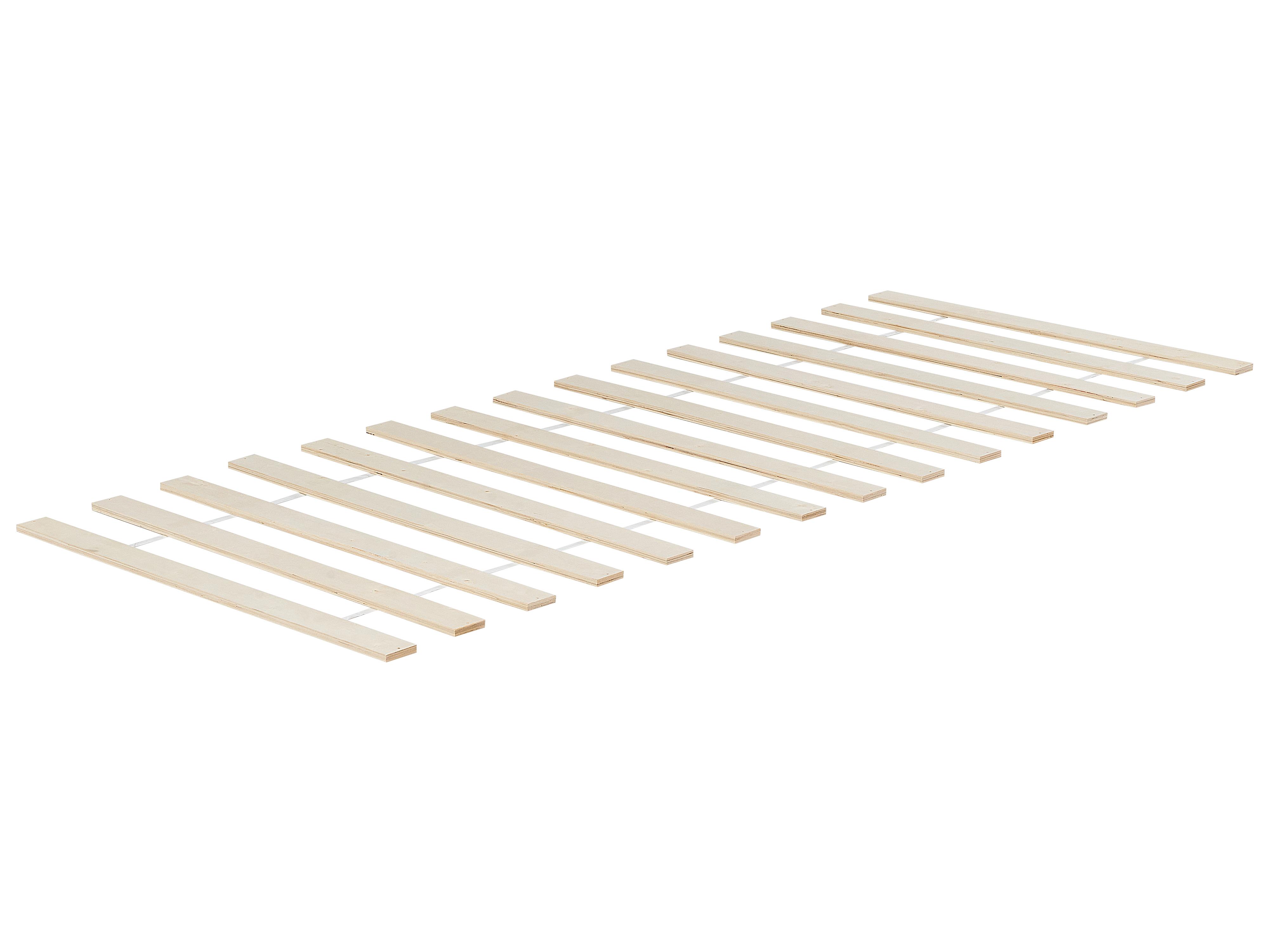 Bed Dennenhout BONNAC 90 x 200 cm Lichtbruin