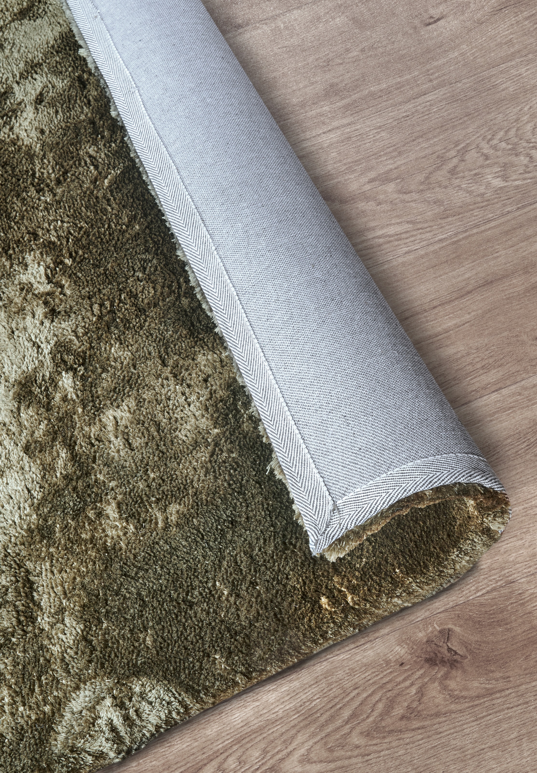 ELLE DECORATION Hochflor-Teppich »Calida« rechteckig 28 mm Höhe Langflor, Shaggy, einfarbig, flauschig, weich, glänzend, modern, uni
