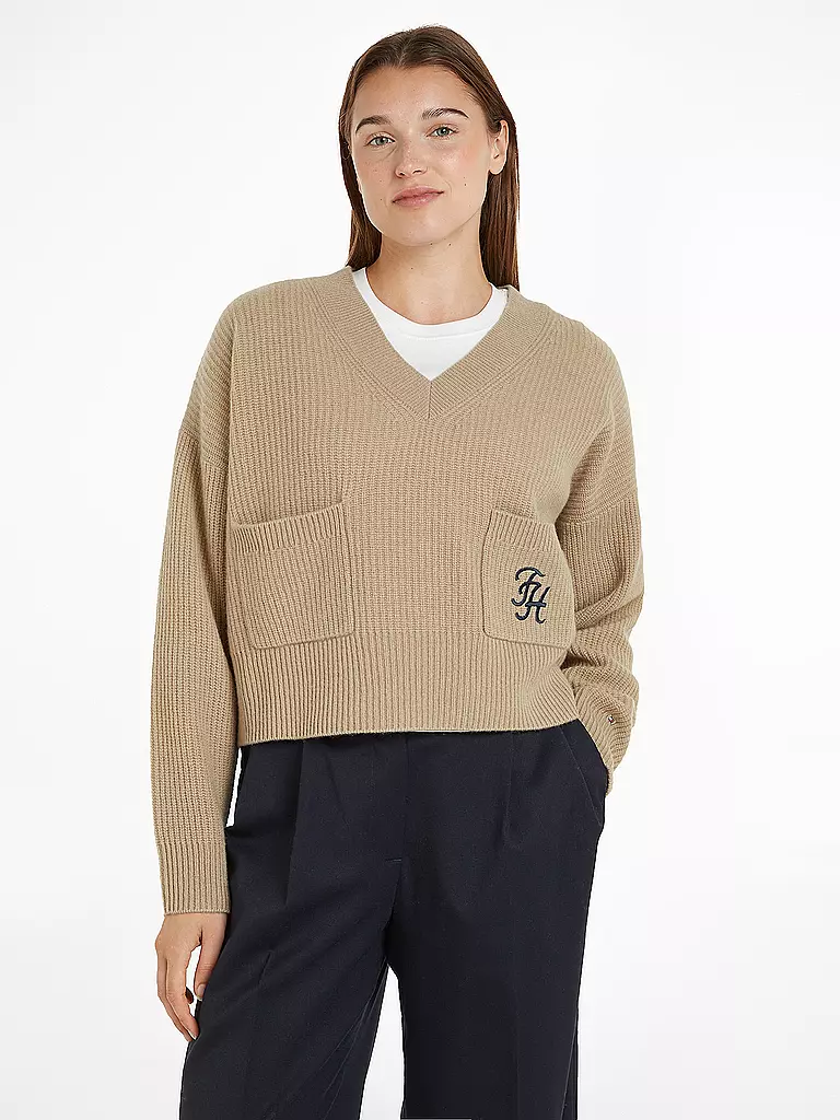 TOMMY HILFIGER Pullover  beige