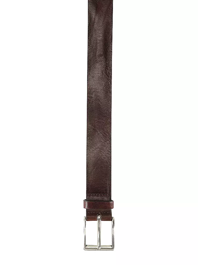 MAX CALVIN Ledergürtel braun