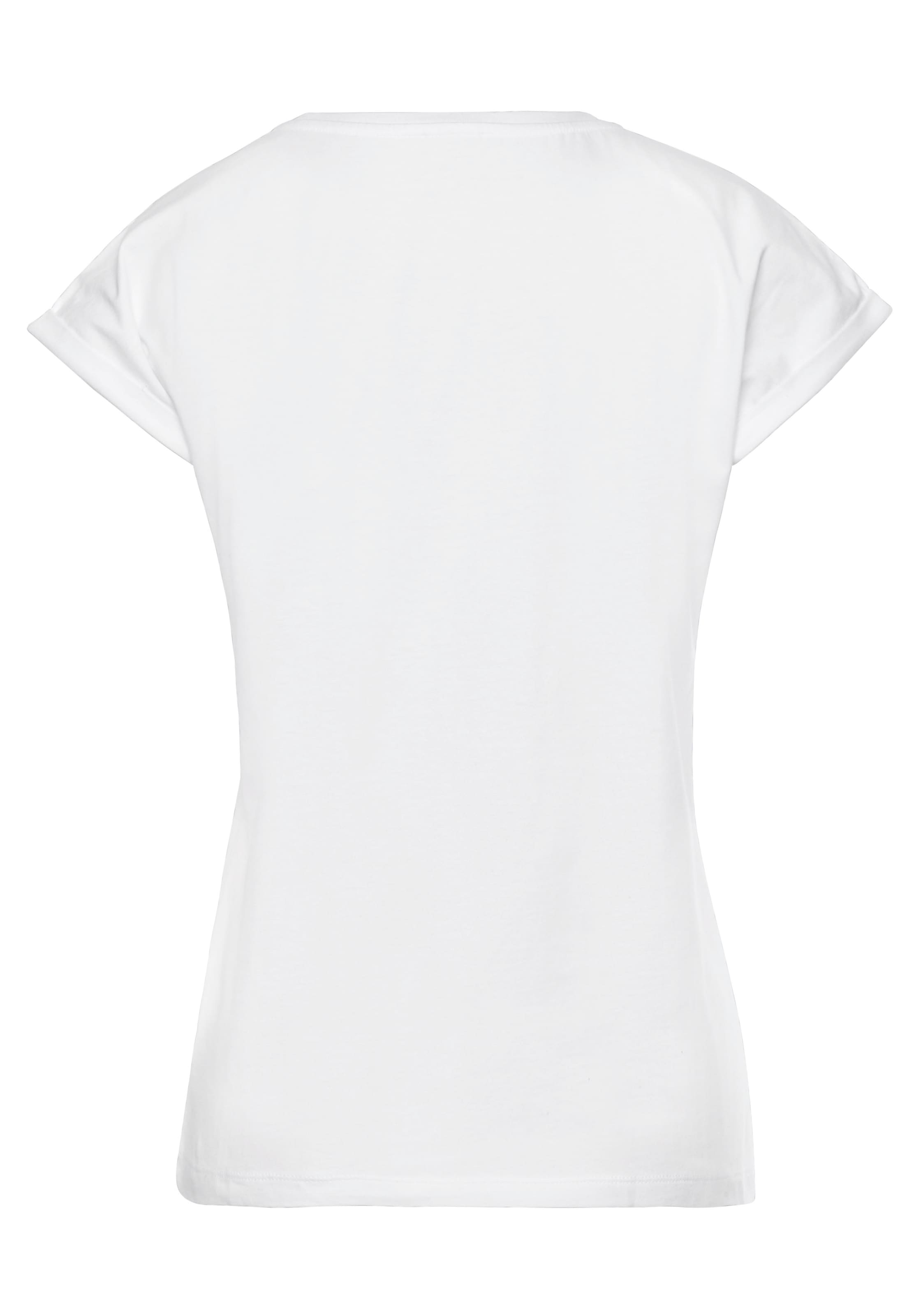 Venice Beach Kurzarmshirt , mit Frontprint, T-Shirt aus Baumwolle, lockere Passform