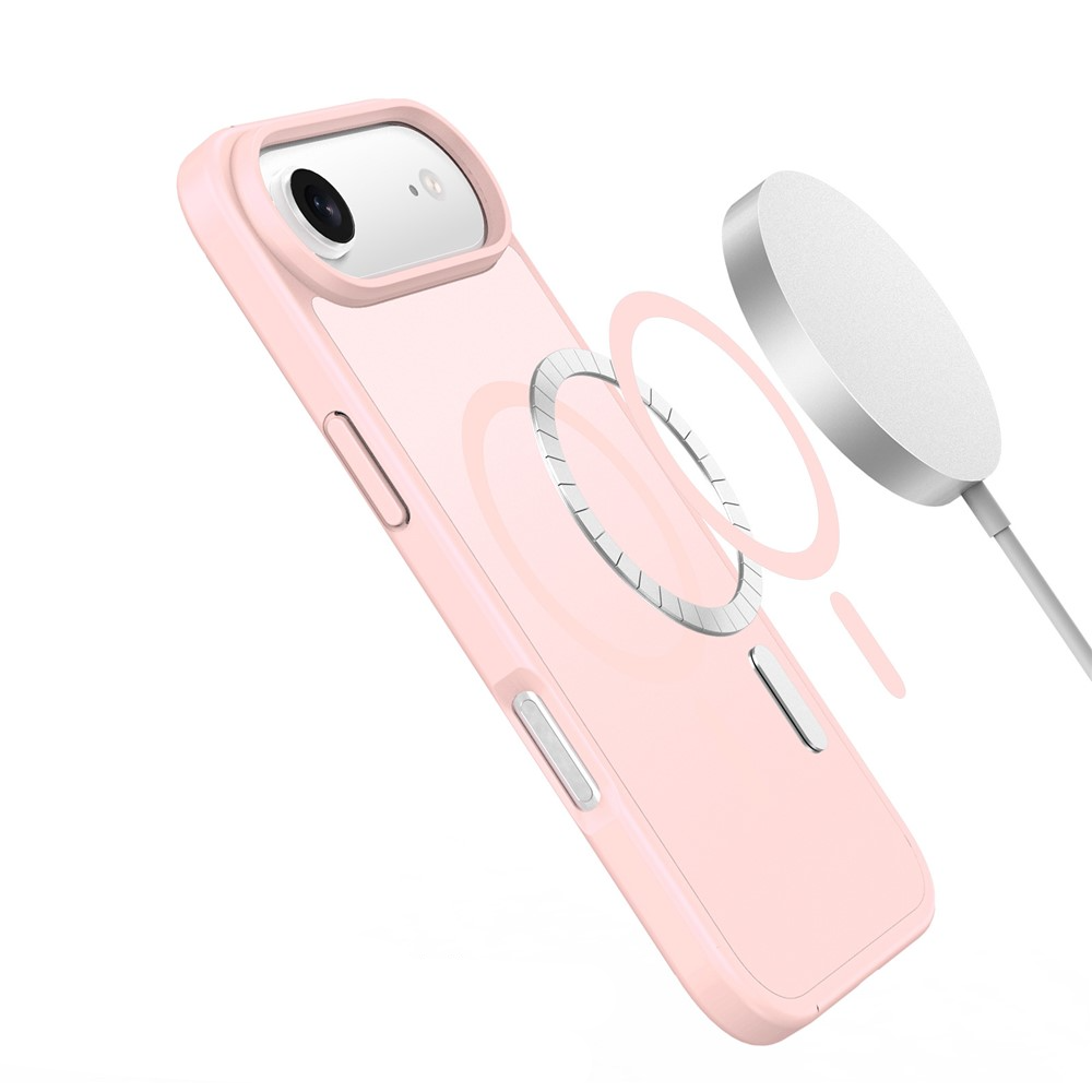 iPhone Air MagSafe Hybrid Hardcase Hülle mit TPU Bumper - Rosa