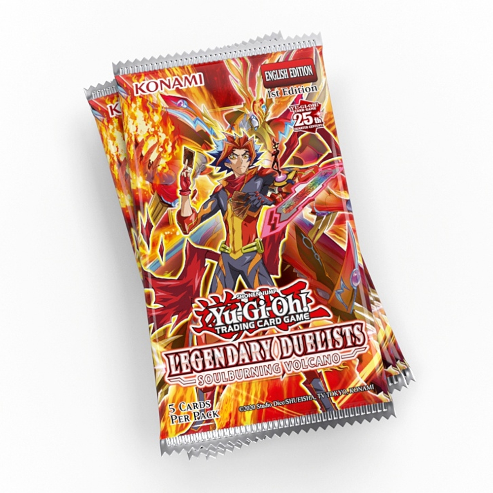 Yu-Gi-Oh! Sammelkartenspiel: Legendäre Duellanten – Seelenbrennender Vulkan Boosterpack-Sortiment