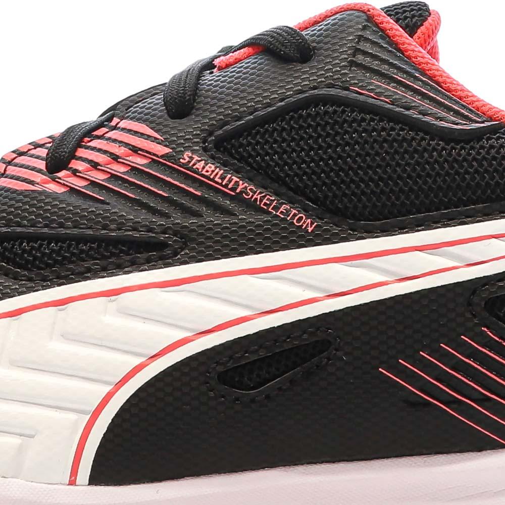 Puma Baskets Noires/Rouges Garçon Puma Solarflash