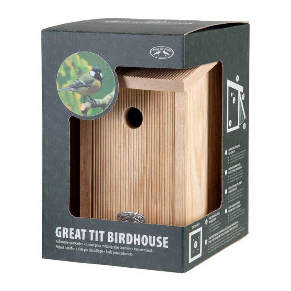 Nichoir mésange charbonnière bois