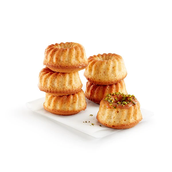 Moule silicone 6 minis kouglofs 90 ml Lékué