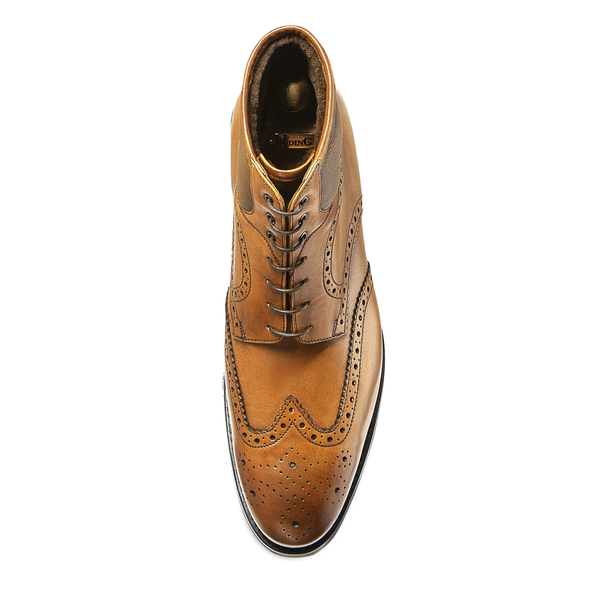 Bottines Brogue fourrées Taimyr 322 armagnac
