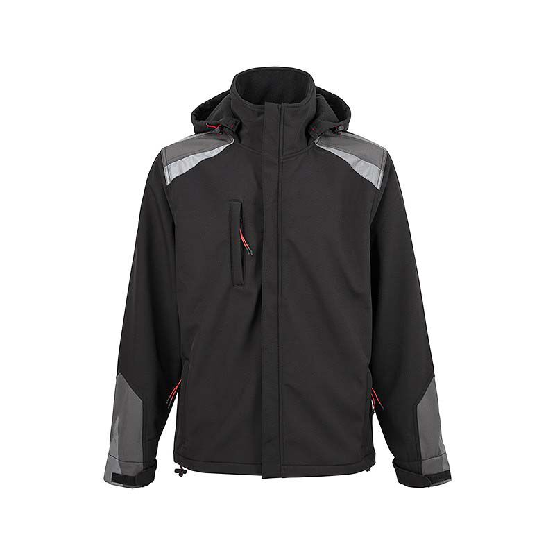 4Work Valencia - Softshell jas - Zwart - L