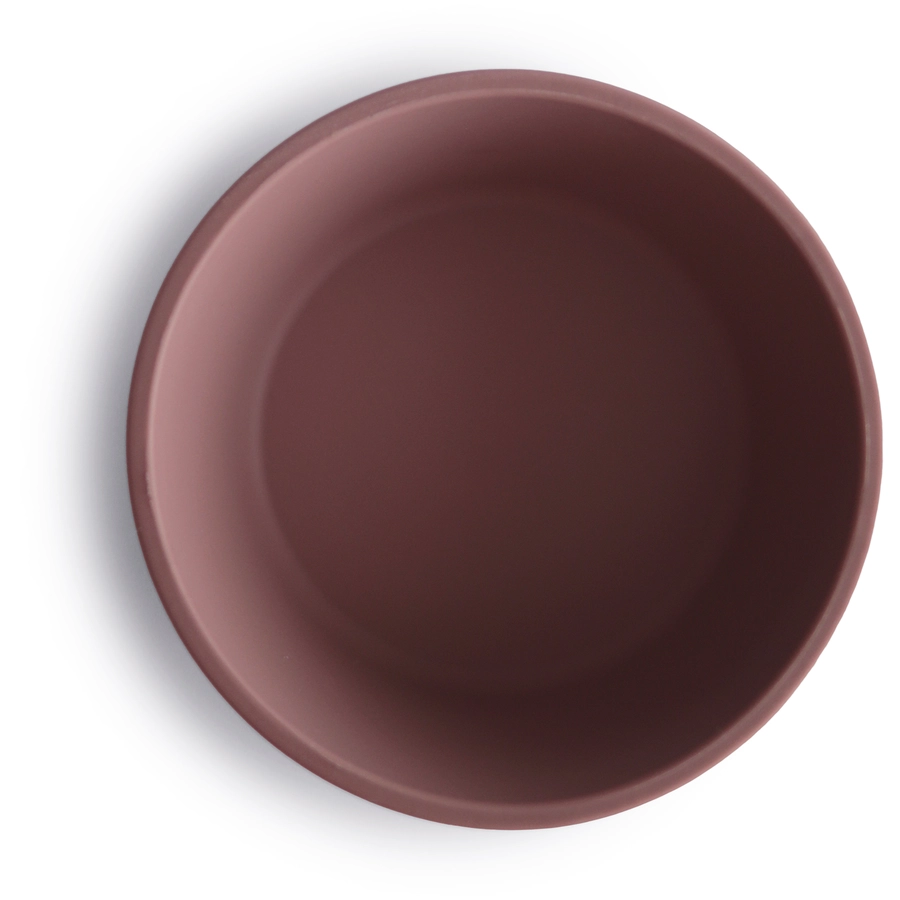 mushie Silikonschüssel mit Saugfuß Cloudy Mauve