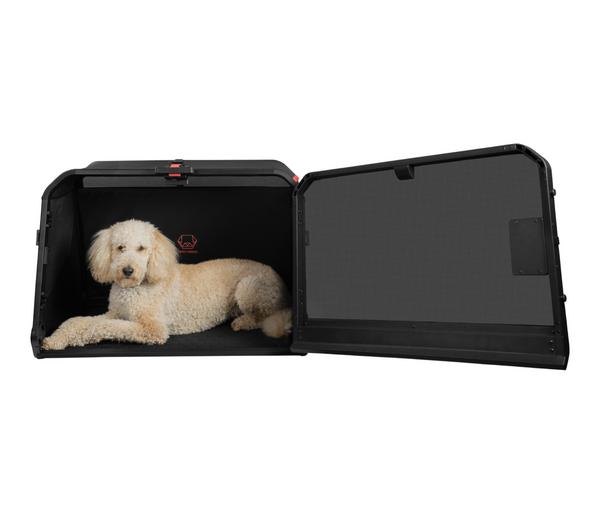 1one1 Origami Hundetransportbox, schwarz, XL,