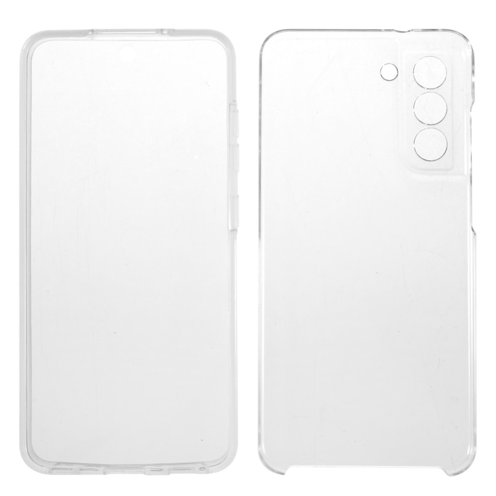 2in1 Samsung Galaxy S21 FE 5G Full Protection Schutz Hülle   Displayschutz (Front/Back) - Transparent