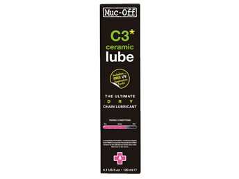 Muc-Off C3 Ceramic Dry Lube 120ml med UV-lys