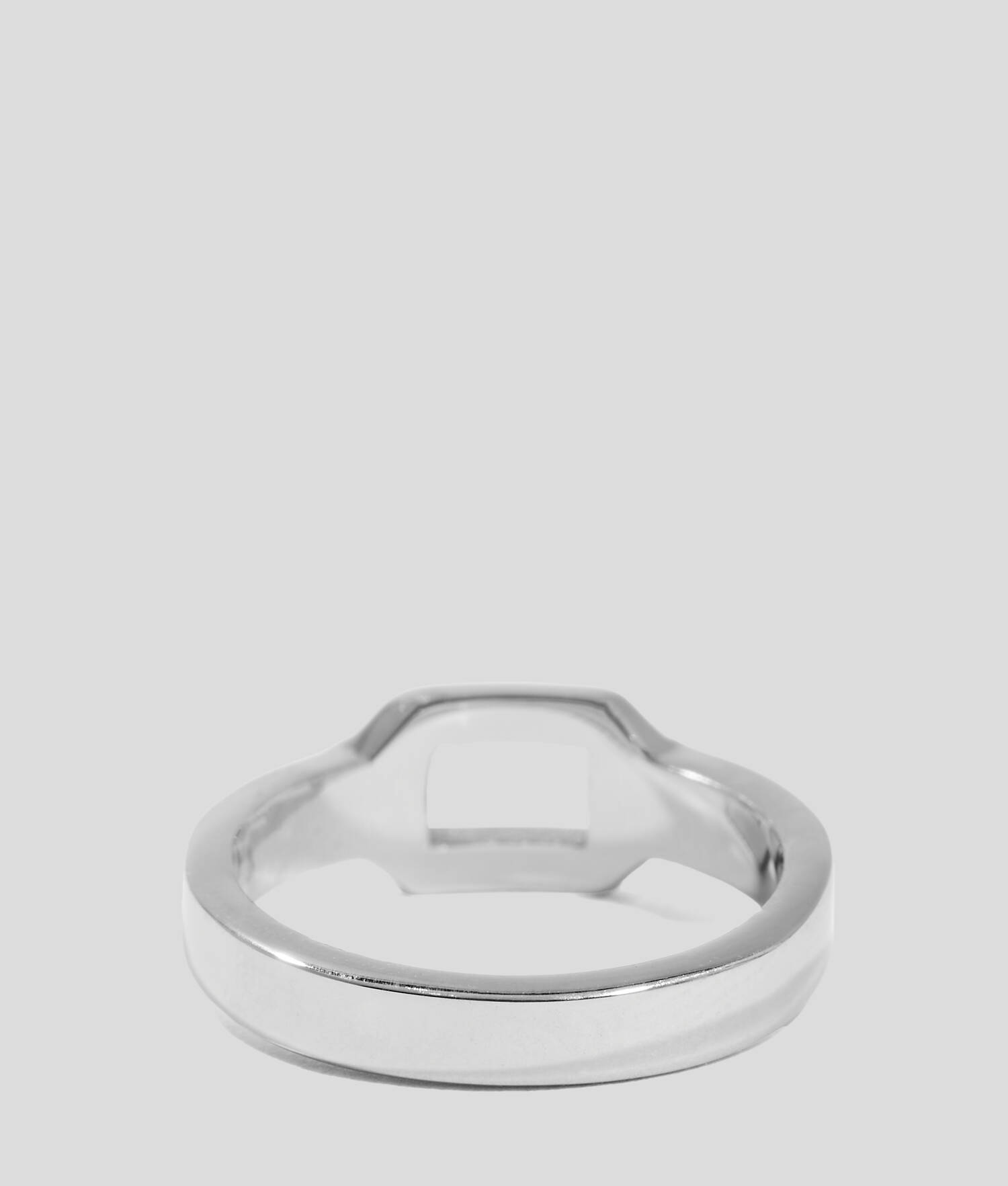 Bague à maillons KARL Signature - Argent