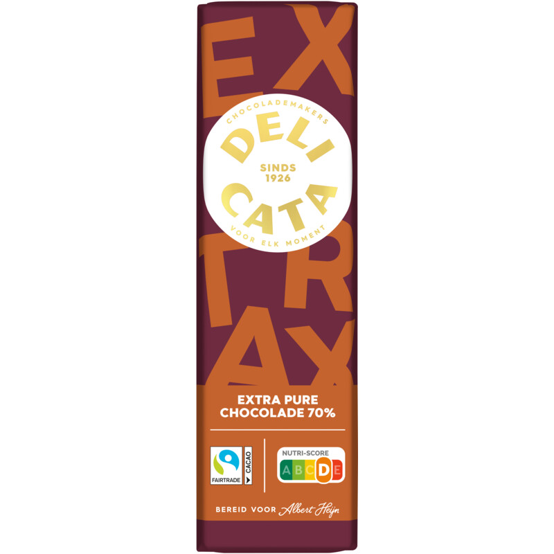 Delicata Reep extra pure chocolade 70%