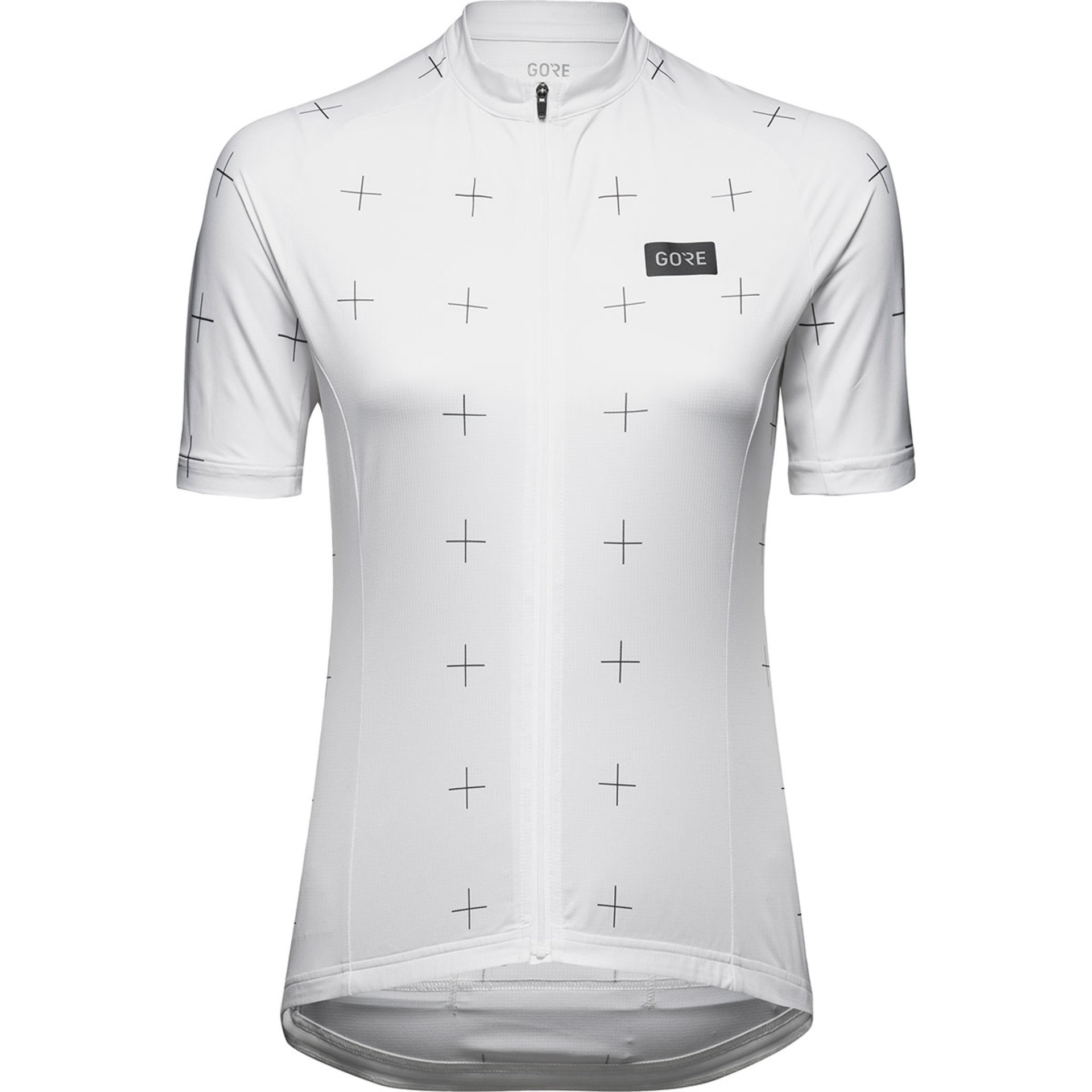 GORE Wear Daily Fietsshirt Korte Mouwen Wit/Zwart Dames