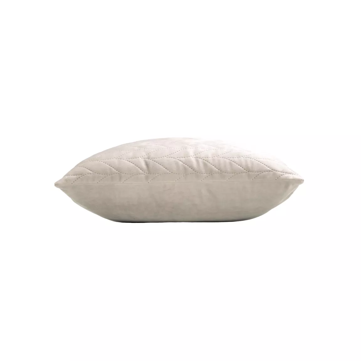 Housse de coussin carrée velours (40 x 40 cm) Daisy Taupe