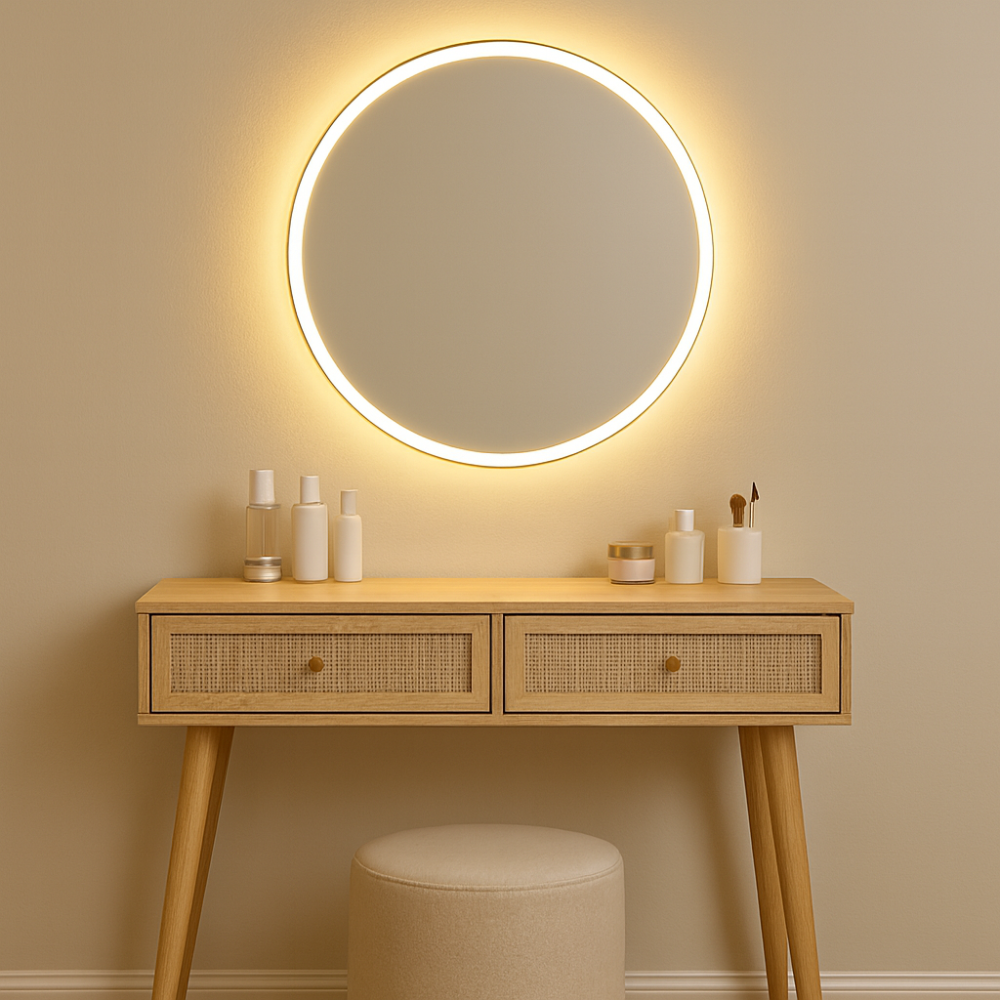 MISOU Bali Sidetable Kaptafel Make up tafel Consoletafel Haltafel W...