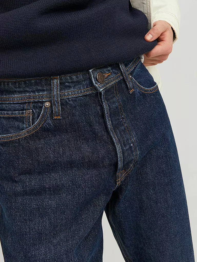 JACK & JONES Jeans Slim Fit JJICHRIS JJORIGINAL blau