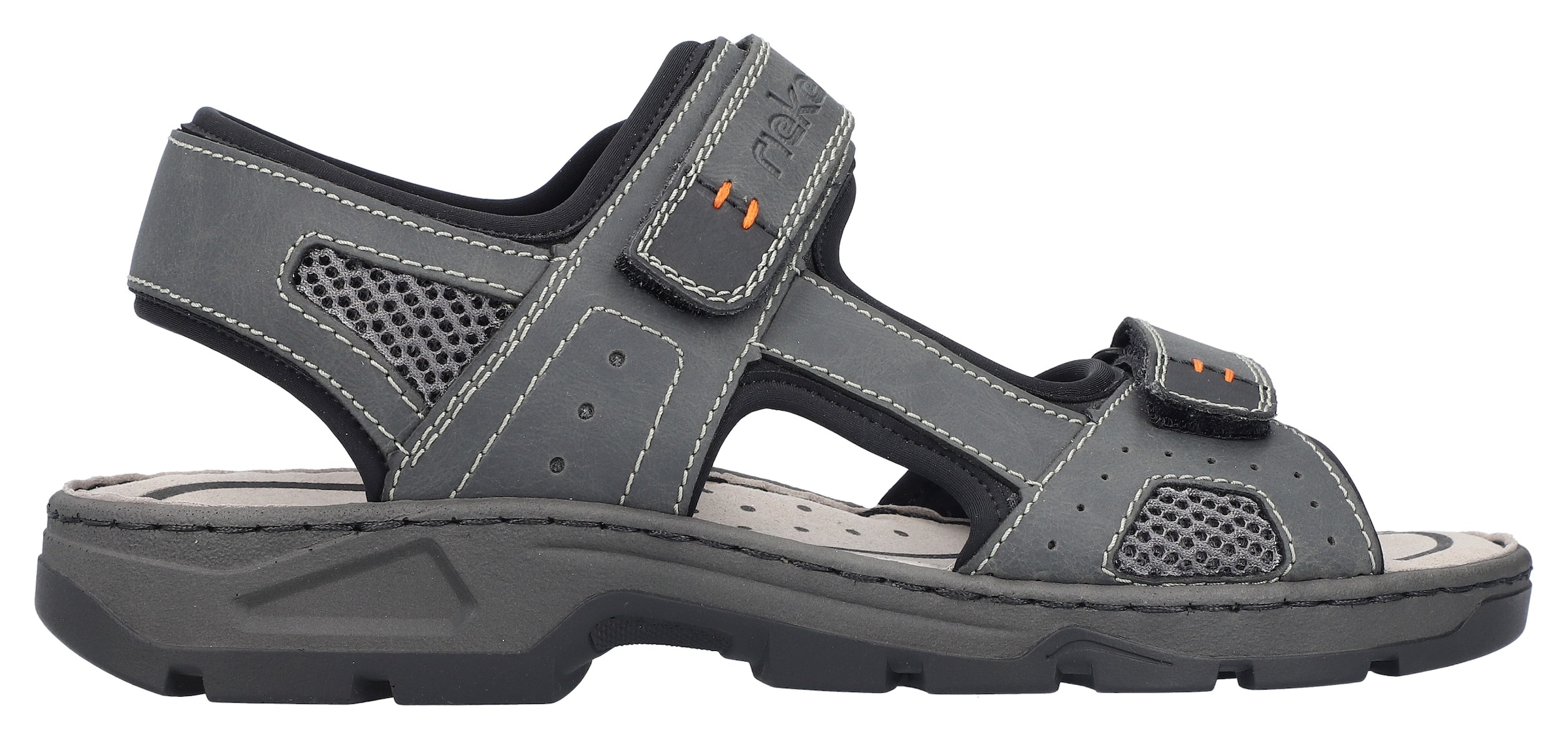 Rieker Riemchensandale  , Sommerschuh, Klettschuh, Outdoorschuh, in Trekking-Optik