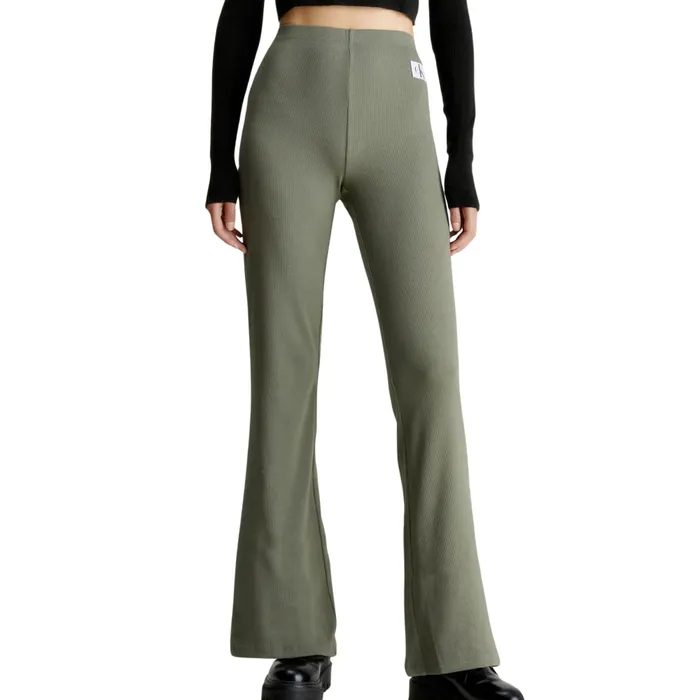 Calvin Klein Woven Label Straight Broek Dames