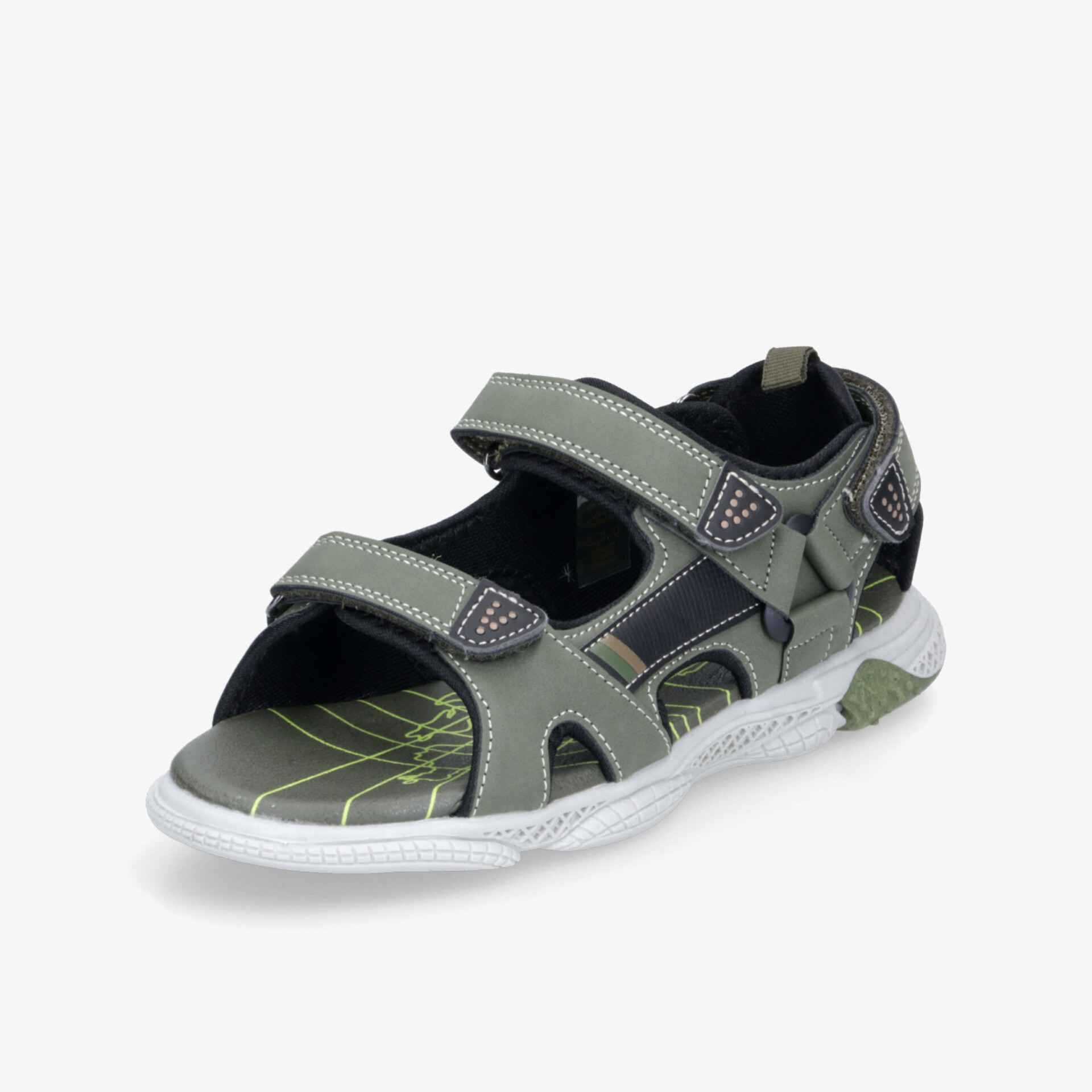 DooDogs Kinder Sandalen grün