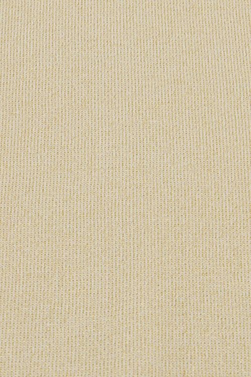 Goudkleurige lurex top met korte mouwen