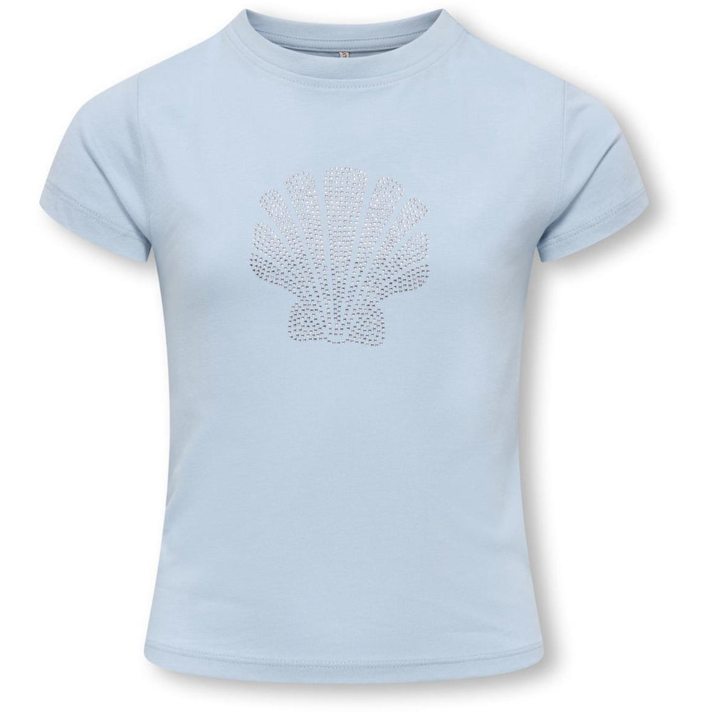 Køb kids ONLY Cashmere Blue Seashell Kogkira Life Ss Blng O-Neck Baby Tee Jrs