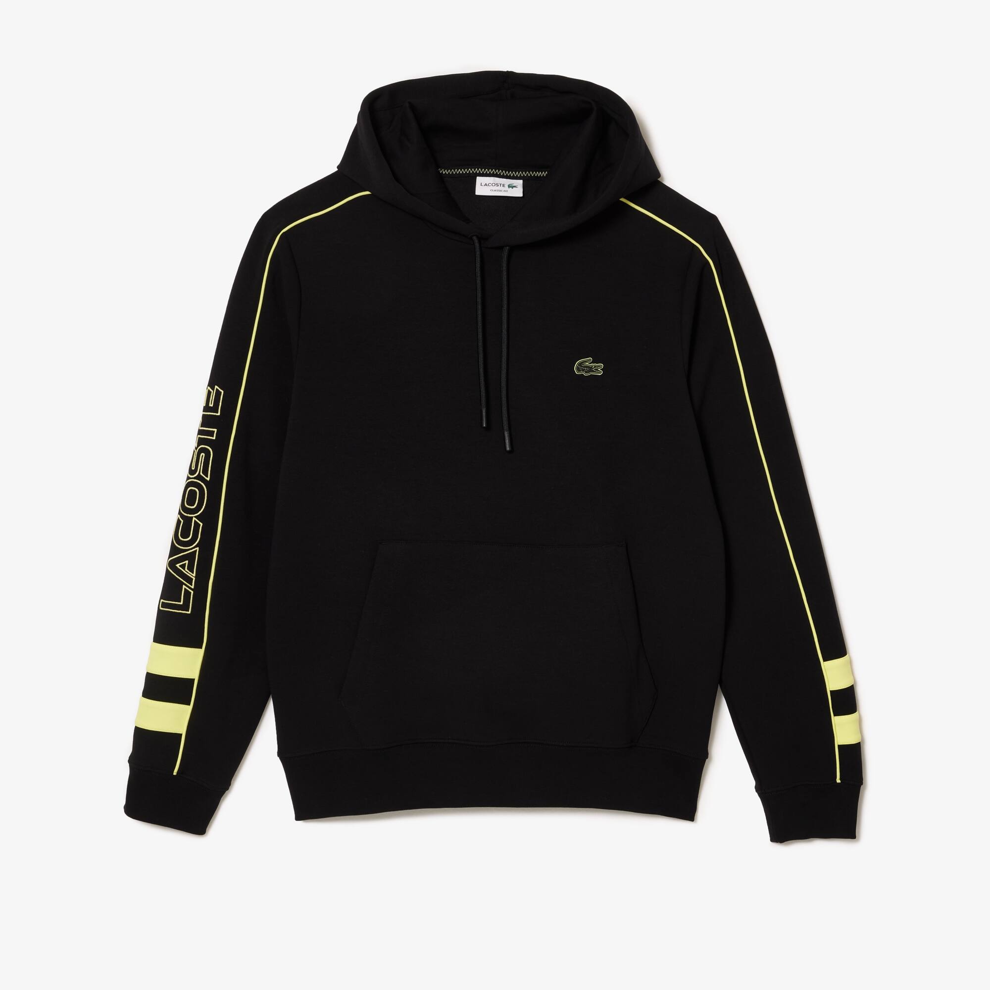 Jogging-Hoodie mit Kontrast-Detail Sweatshirts - Schwarz - Lacoste - Herren