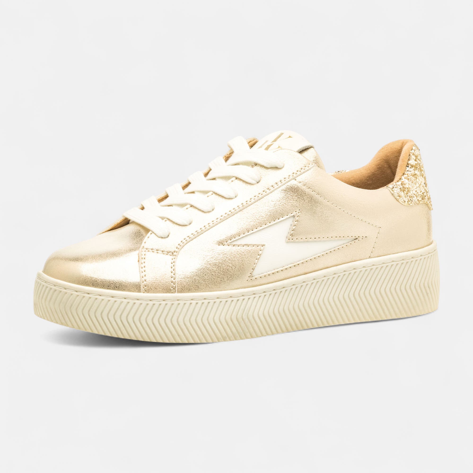 Baskets basses Femme or