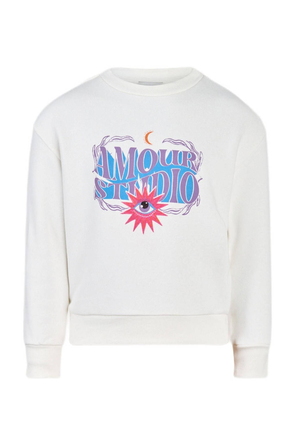 Shoeby sweater met printopdruk ecru