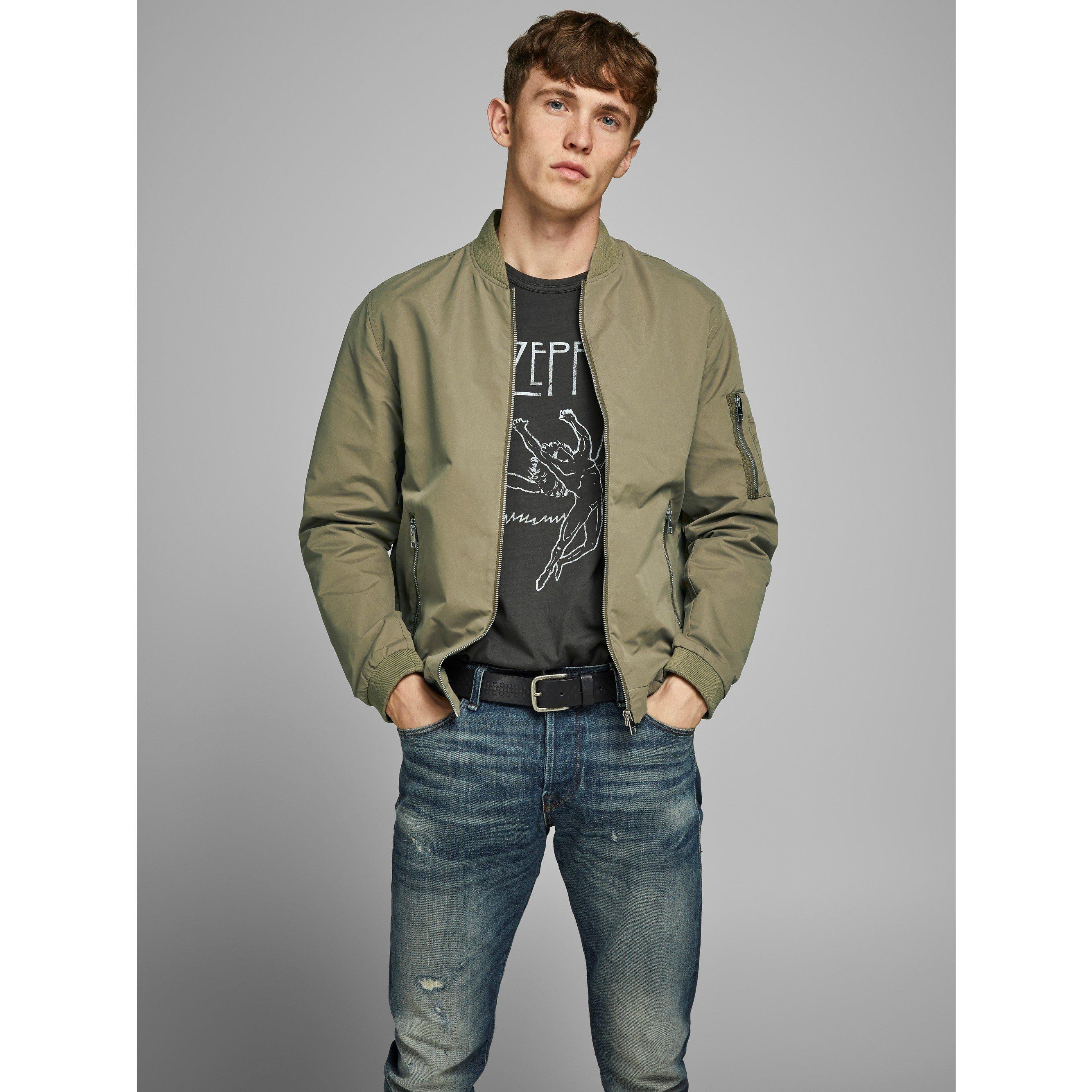 Jack and Jones Rush Bomber Jacket Mens