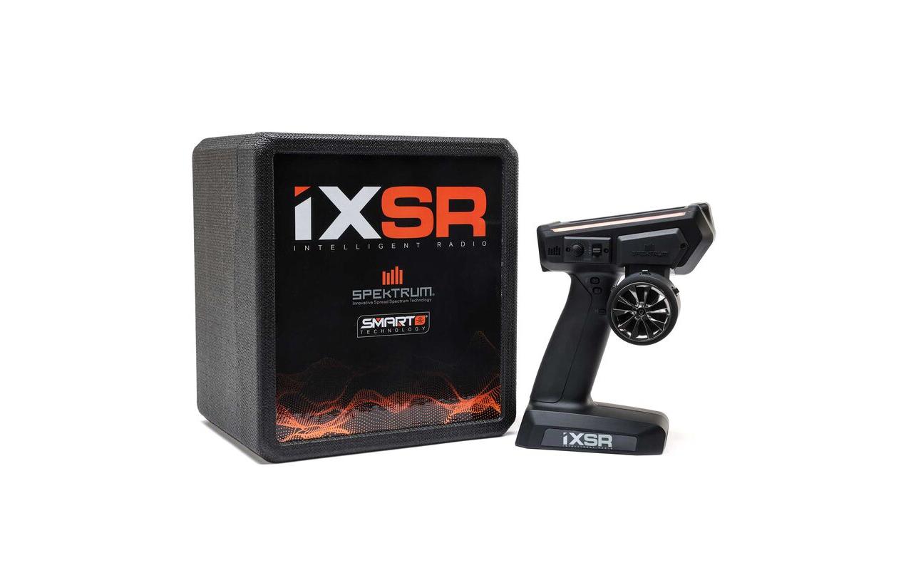 Fernsteuerung iXSR DSMR 2.4 GHz 6-Kanal inkl. SR515<br>6-Kanal DSMR Sender für RC-Fahrzeuge inklusive Empfänger