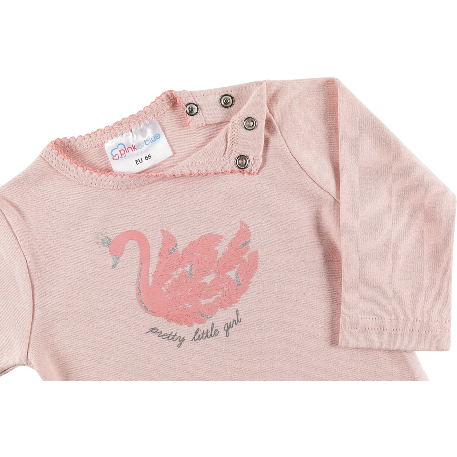 pink or blue Langarmshirt Feather rosa
