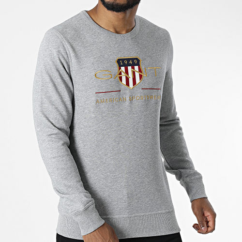 Sweat Crewneck 2046071 Gris Chiné