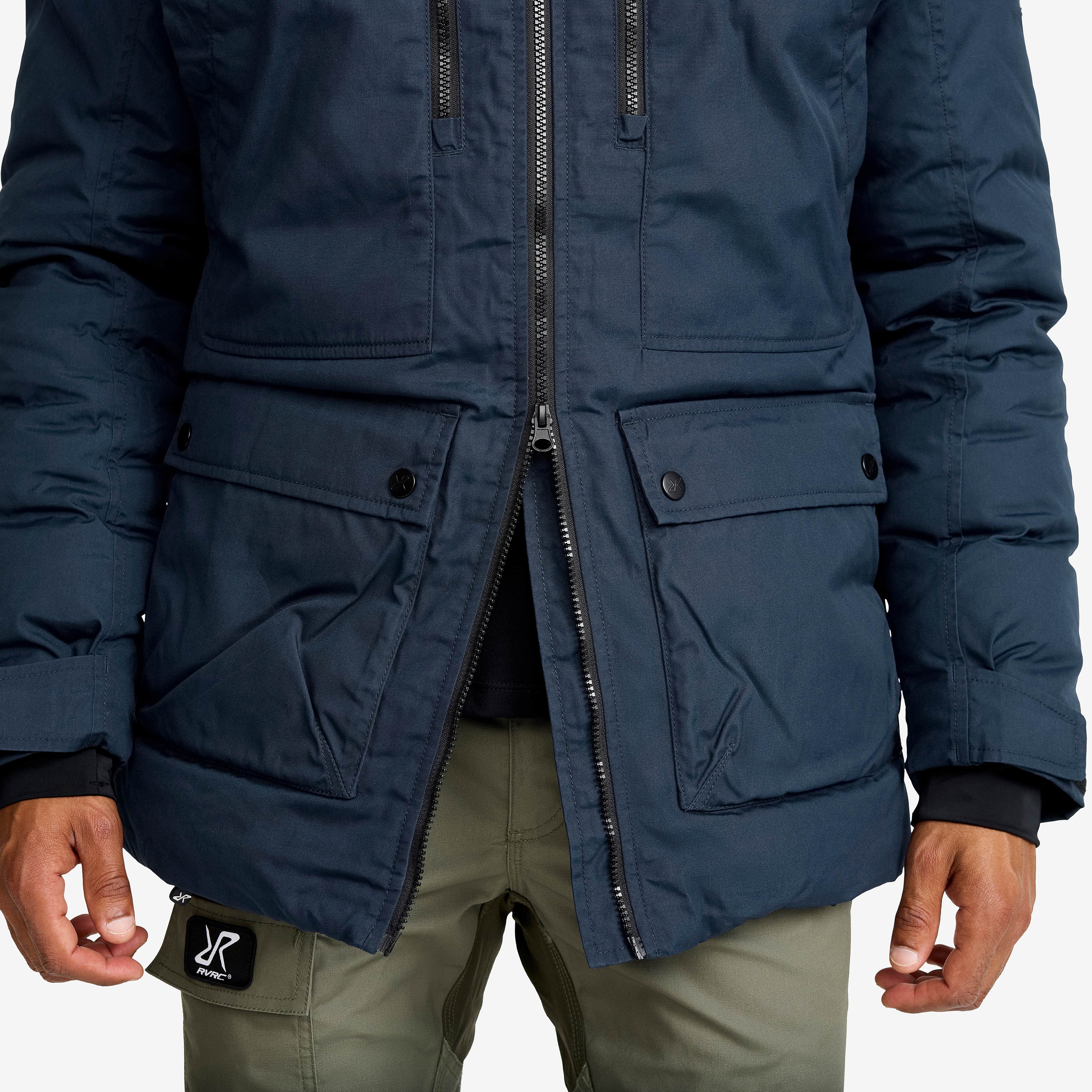 Outdoor Parka Herre Blueberry