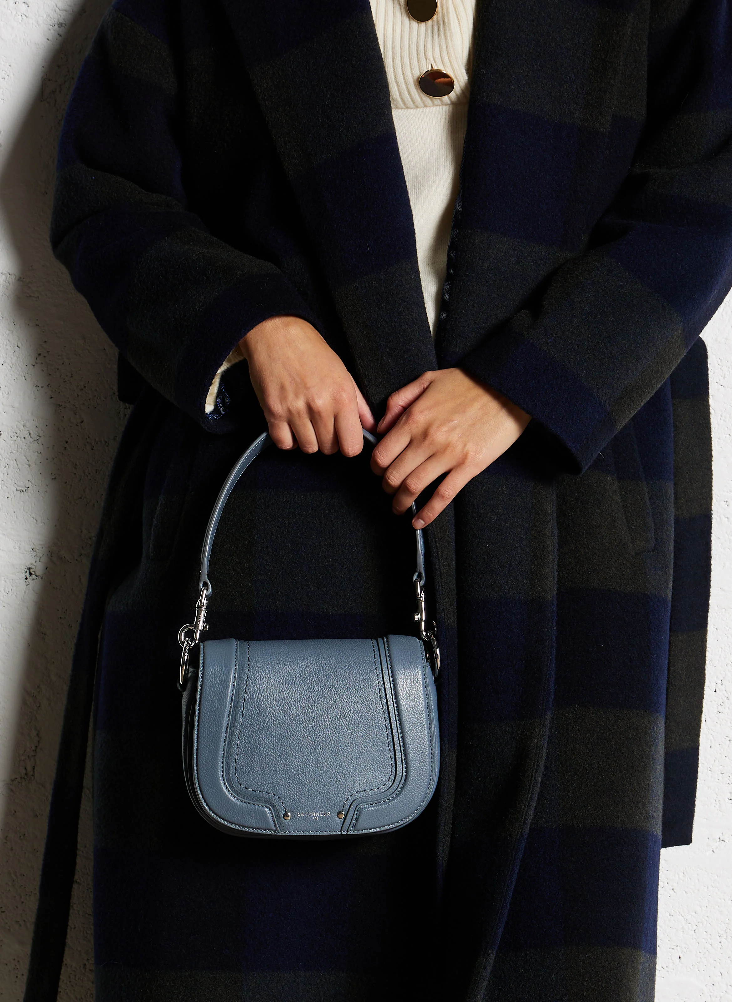 ELLA - Sac bandoulière en cuir | Bleu