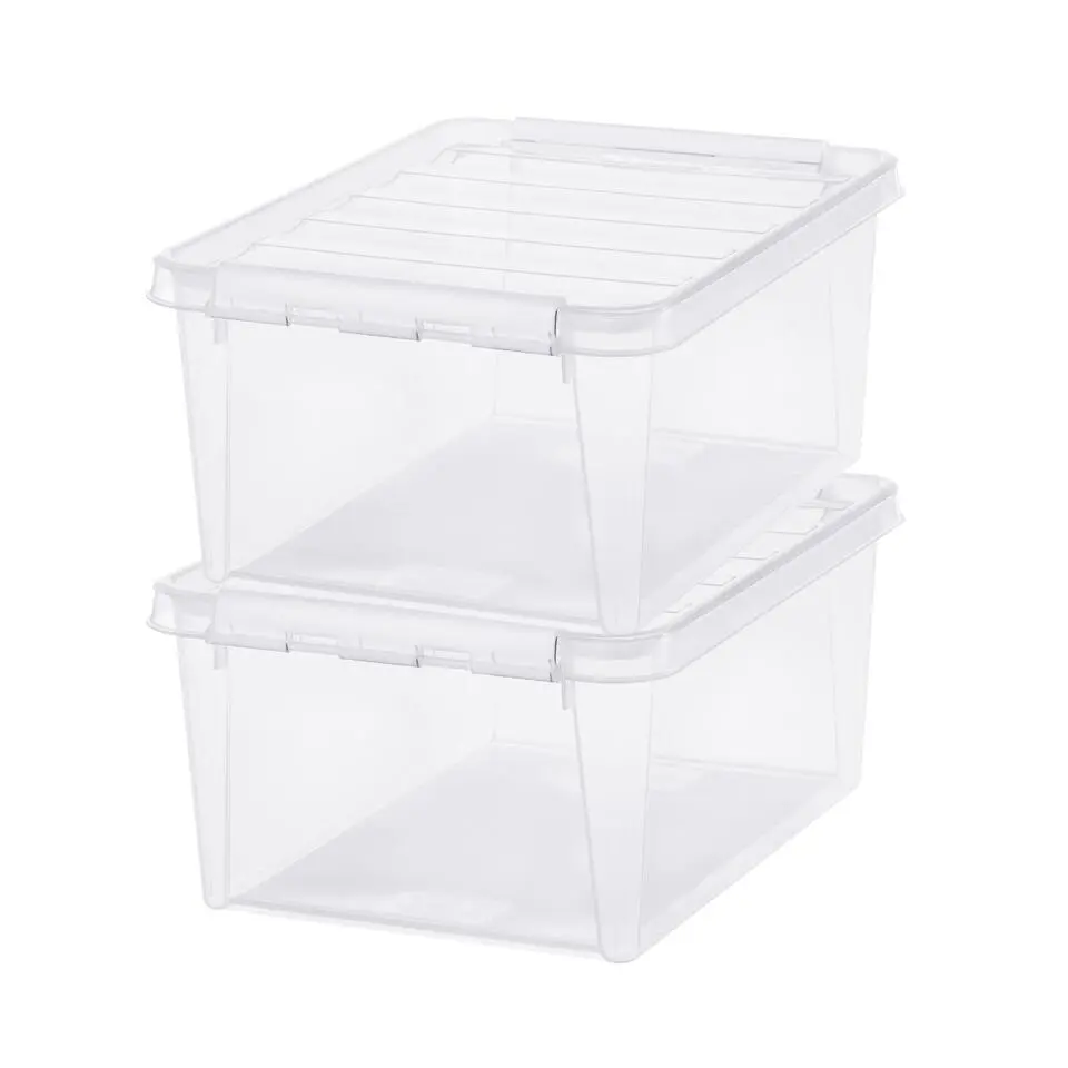 SmartStore Stevige Opbergbox 14L Set van 2 - 40x30x18cm
