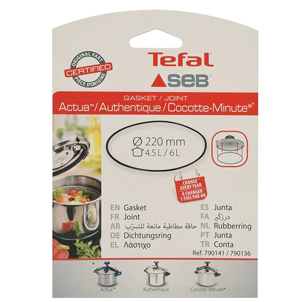 Joint en silicone pour autocuiseur et Cocotte-Minute® 6L Seb