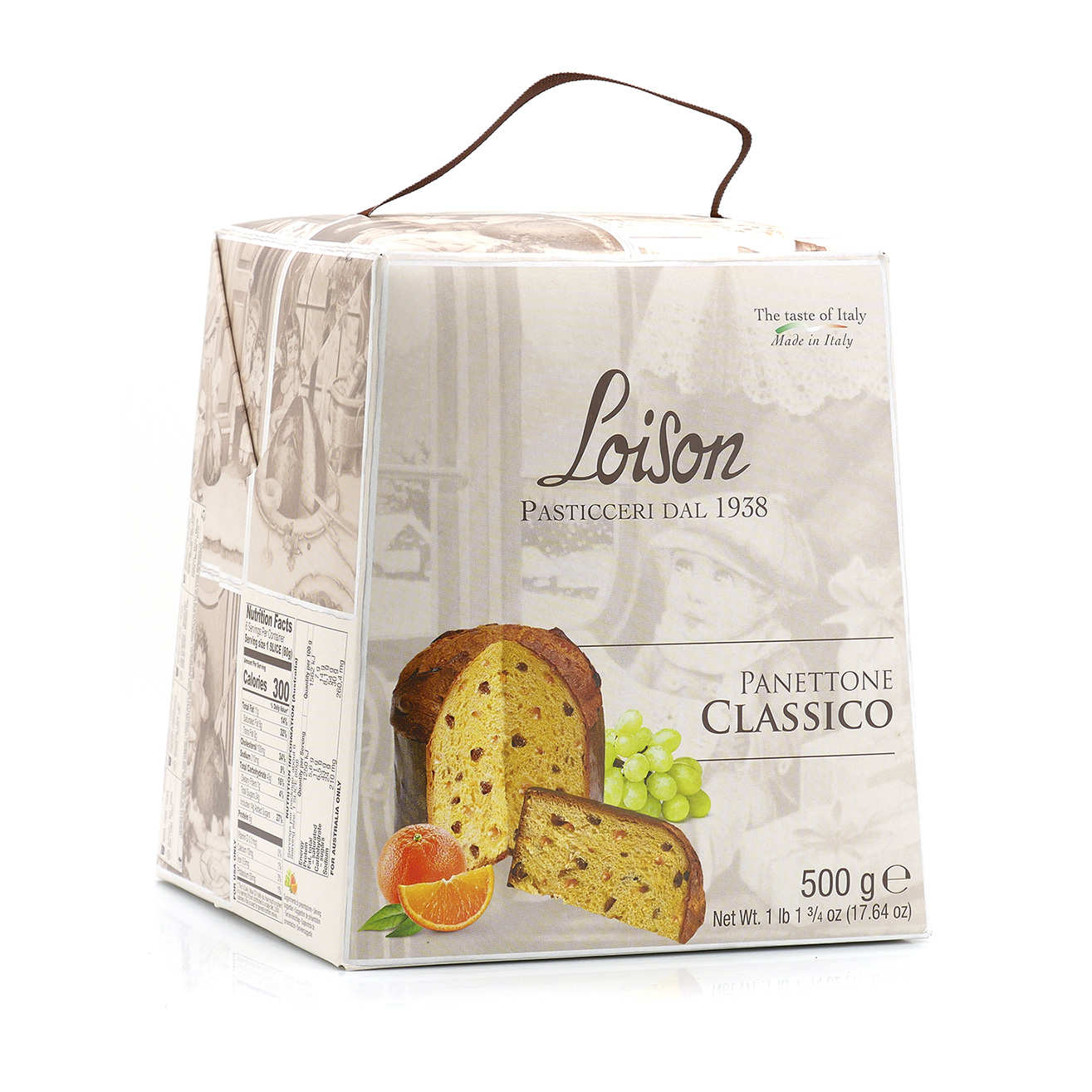 Panettone italien artisanal aux fruits confits