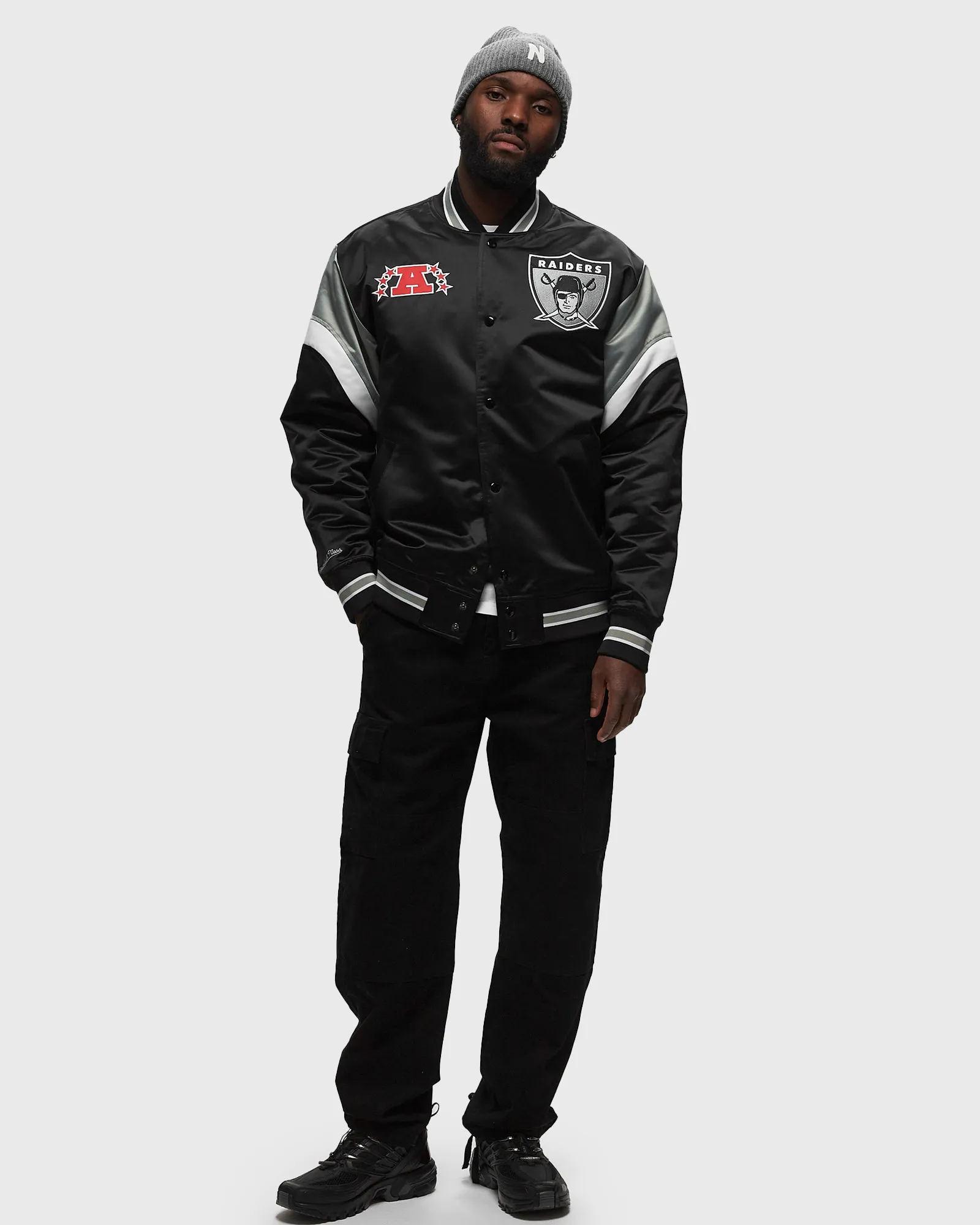 Jaqueta Mitchell & Ness NFL Heavyweight Satille Las Vegas Raiders