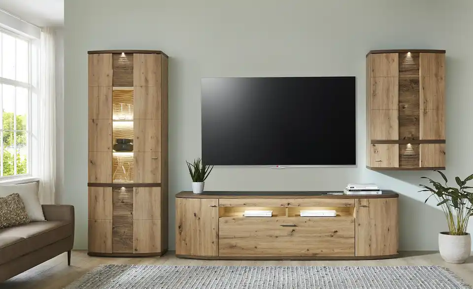 Wohnwand Grasse ohne Wandboard