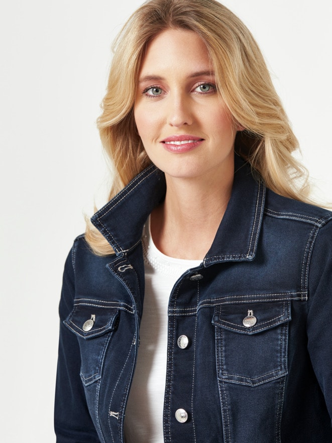 Powerstretch-Jeansjacke